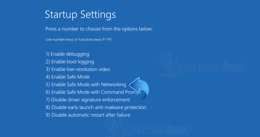 Image of Startup Settings