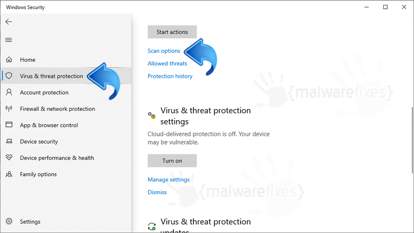 Image of Scan Options