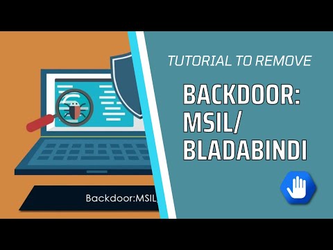 Tutorial To Remove Backdoor:MSIL/Bladabindi