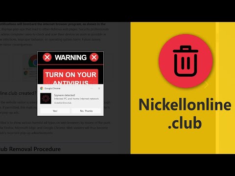 Removal Guide for Nickellonline.club Ads