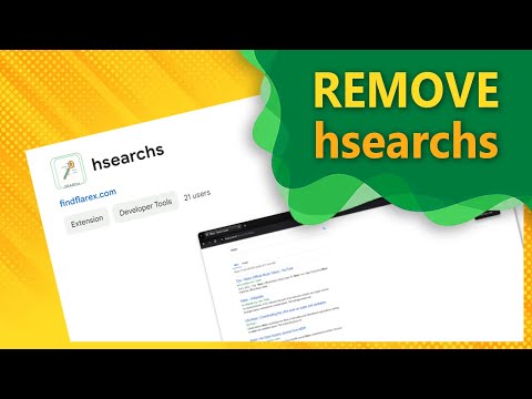 Remove hsearchs Chrome Extension