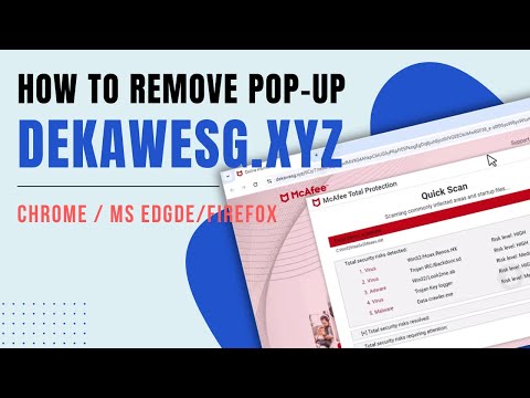 Dekawesg.xyz - How to Remove the Pop-ups