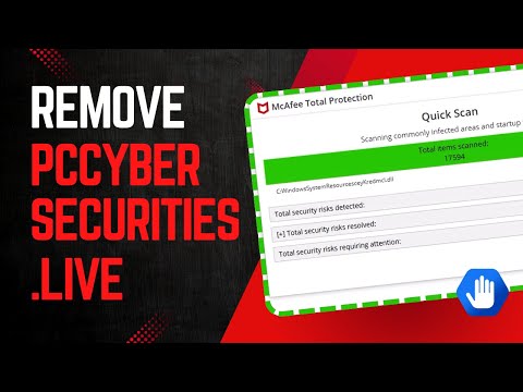 Remove Pccybersecurities.live Pop-up