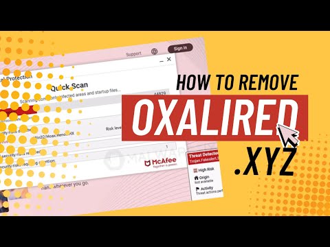 Oxalired.xyz Malicious Pop-up Removal