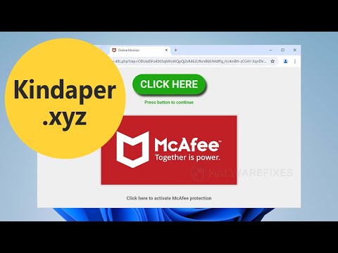 Kindaper.xyz Pop-up Scam Removal