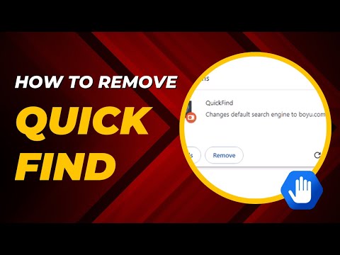 QuickFind Malicious Chrome Extension Removal