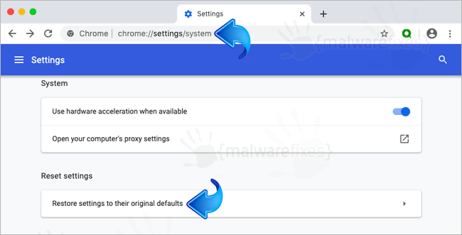 reset google chrome on mac