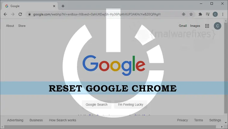 Screenshot to Reset Google Chrome