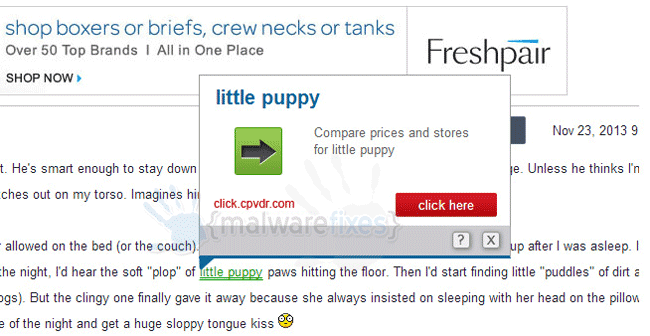 Screenshot of Click.cpvdr.com