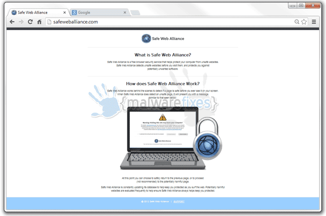Screenshot of Safeweballiance.com