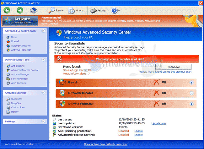 Windows Antivirus Master
