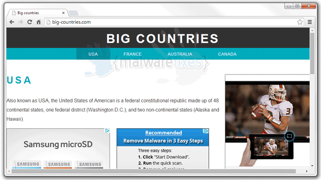 Screenshot of Big-countries.com