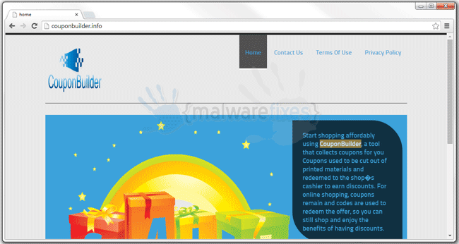 Image of CouponBuilder website