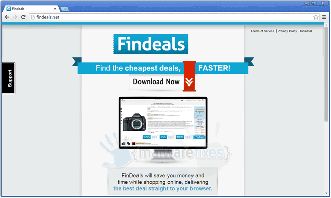 Screenshot image of Findeals