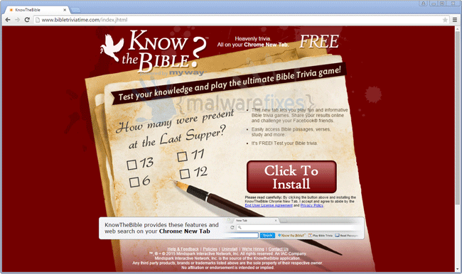 Know The Bible Toolbar