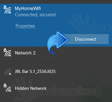 Disconnect Wifi