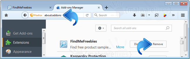 Image of Findmefreebies Extension Firefox