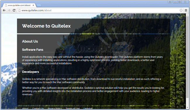 Screenshot of Quitelex