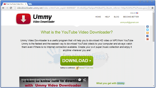 ummy video downloader tidak bisa download