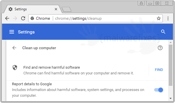 download chrome cleanup tool