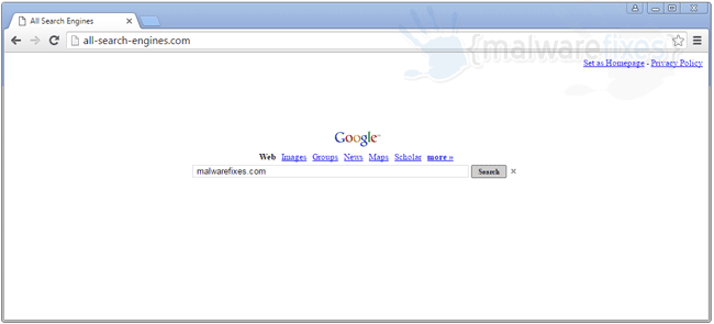 Screenshot of All-search-engines.com