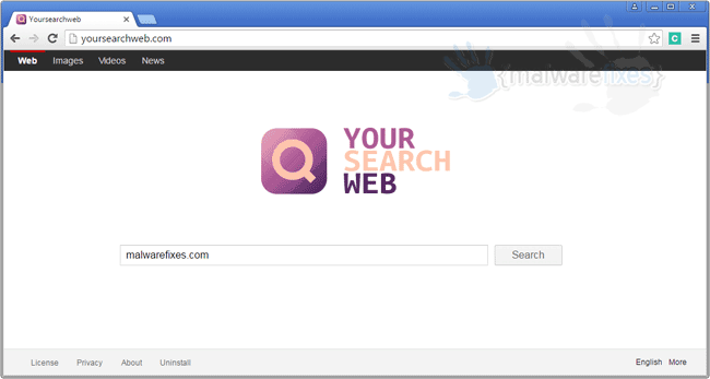 Screenshot of Your Search Web
