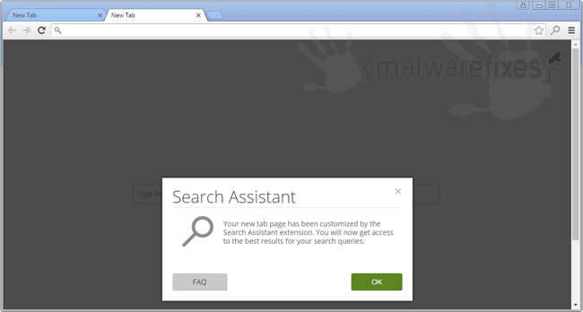 Screenshot of Search Assistant