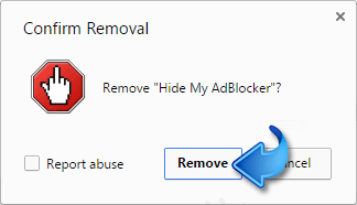 browser ad blocker uninstall