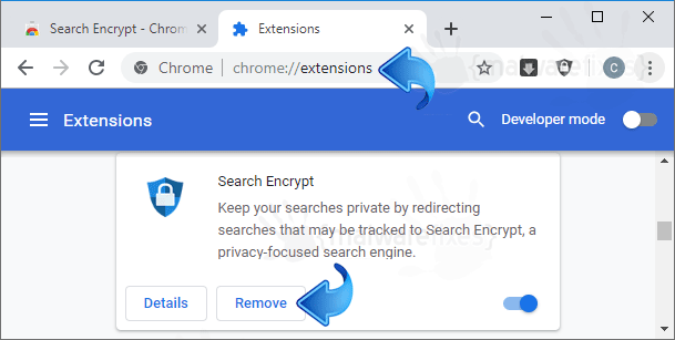 Search Encrypt Chrome Extension