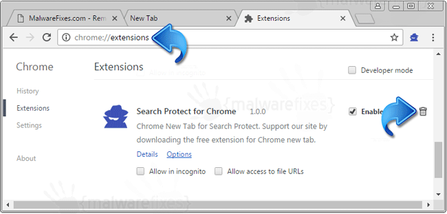 SrchProtect Extension Chrome