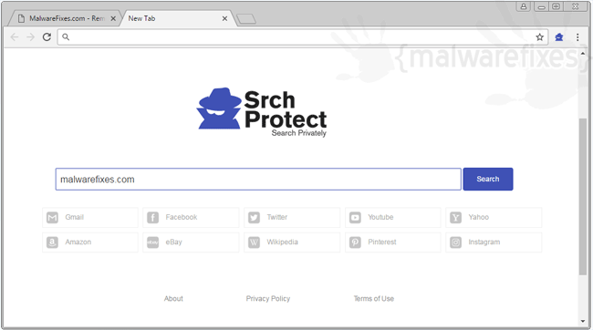 Screenshot of Srch Protect