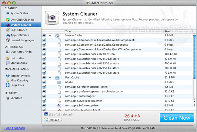 Image of K9-MacOptimizer