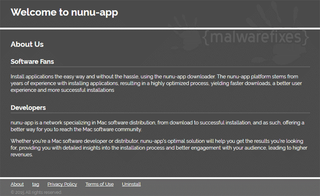 Screenshot of Nunu-app