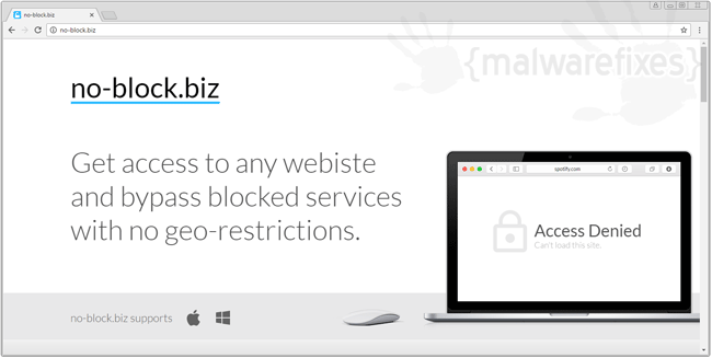 Screenshot of No-block.biz