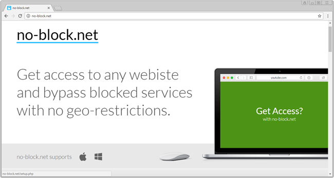 Screenshot of No-Blocked.net