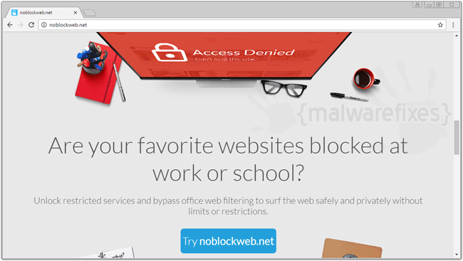 Screenshot of Noblockweb.net