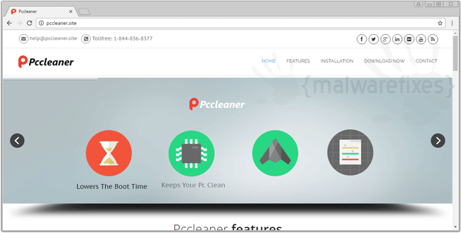 Screenshot of Pccleaner.site