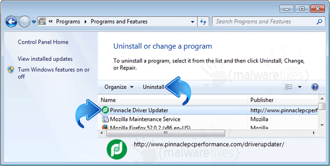 Add-Remove Pinnacle Driver Updater