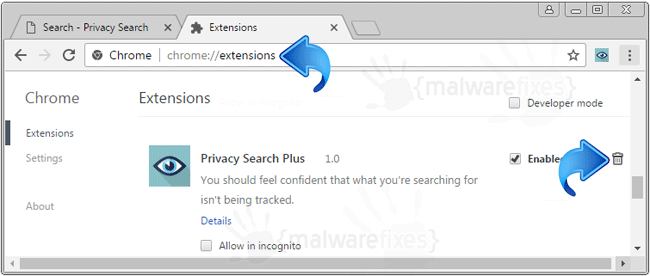 Privacy Search Plus Chrome Extension