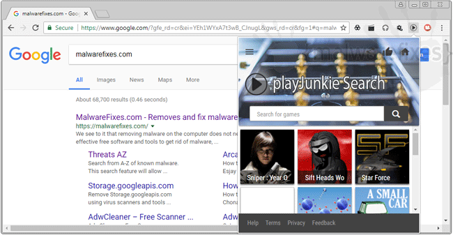 PlayJunkie Search