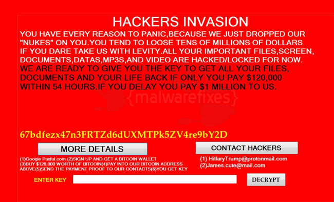 Screenshot of Hackers Invasion