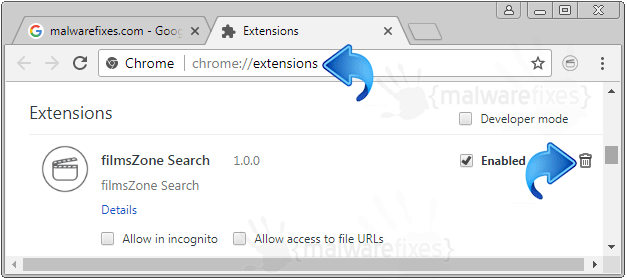 FilmsZone Search Chrome Extension