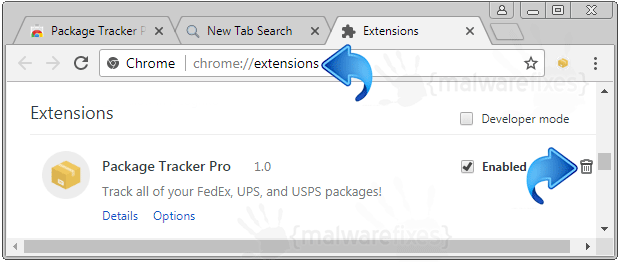 Package Tracker Pro Chrome Extension