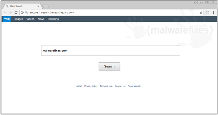 Search.thesearchguard.com Screenshot