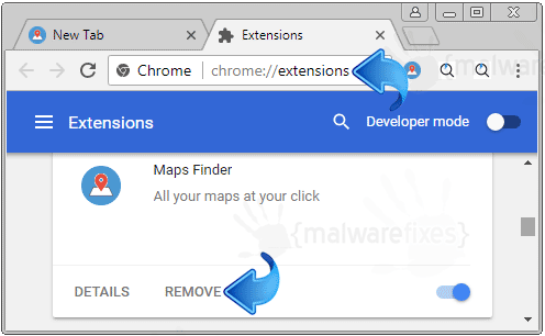 Search.hfastmapfinder.com Chrome Extension