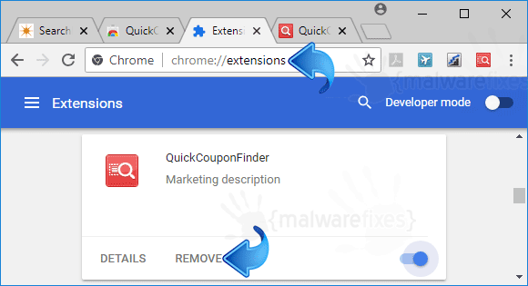 QuickCouponFinder Chrome Extension