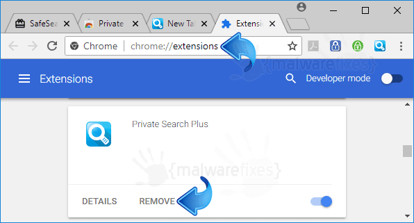 Private Search Plus Chrome Extension