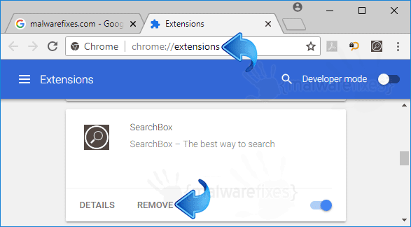 Search Box Chrome Extension