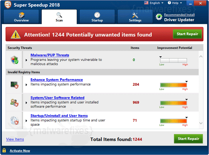 Image of Super Speedup 2018 scanner