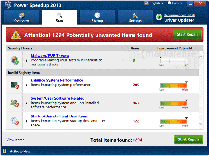 Image of Power Speedup 2018